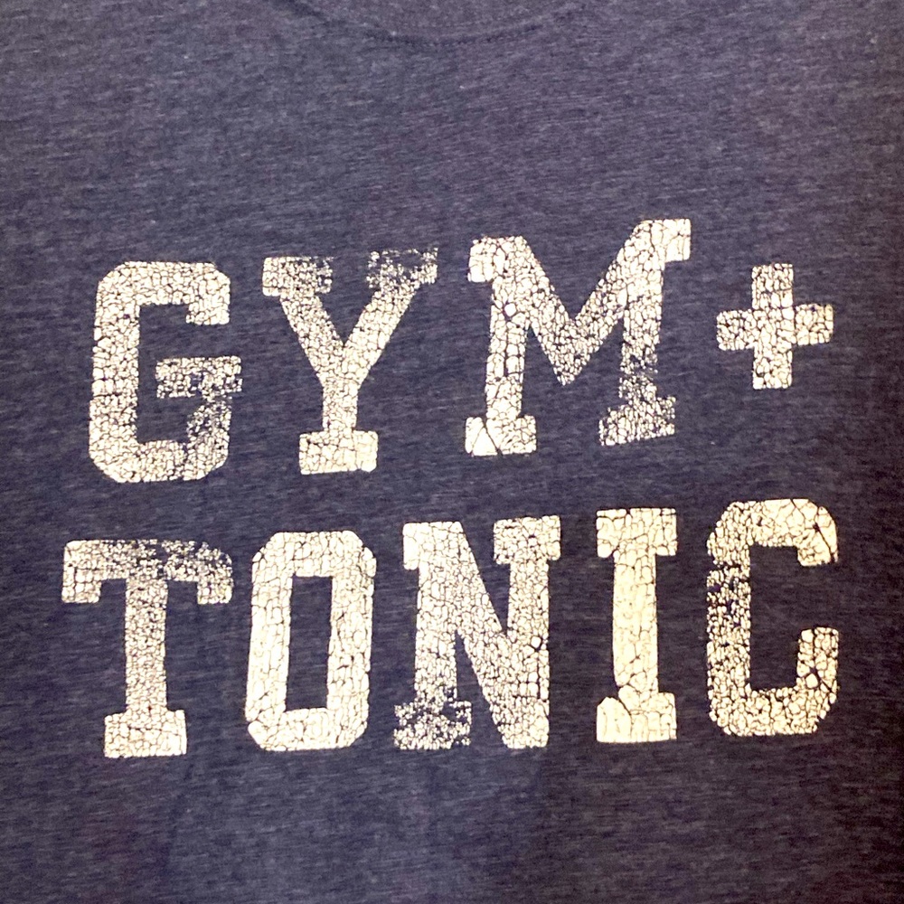 Gap Mens size large gym shirt Heather blue